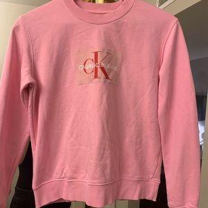 Pink Calvin Klein Crew Neck